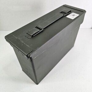 Winchester USA Green Metal Ammunition Ammo Can with latch 10" x 3.5" x 6.75"